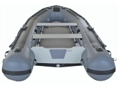11' Saturn Heavy-Duty Fishing Boat (Standard Model Gun Metal Grey) - Transom View