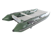 12' Saturn Triton Inflatable Catamaran (Green) - 1.2mm Suijia PVC