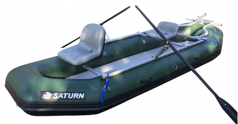 12'6" Saturn Soloquest Raft with 2 seat NRS Fishing Frame