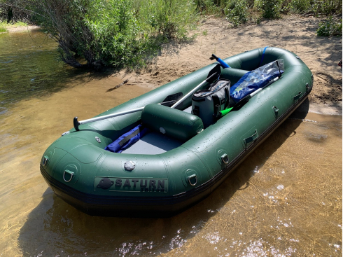The all new 2020 12'6" Saturn Whitewater Soloquest Raft