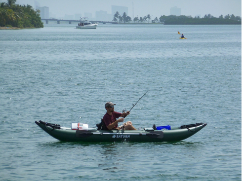 Customer Photo - 13' Saturn Fishing Kayak FK396