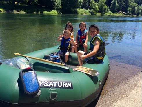 9'6" Saturn Whitewater Raft (RD290X Green)