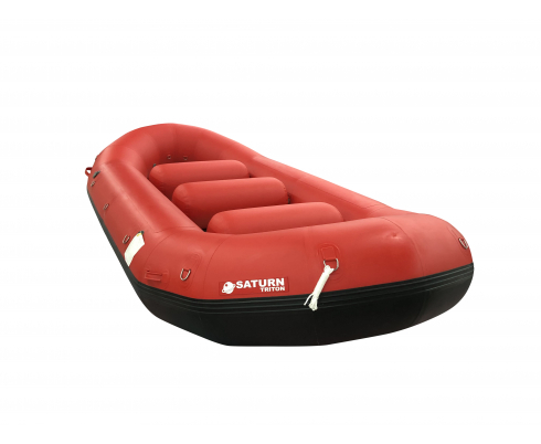 2021 14'8" Red Saturn Triton Whitewater Raft with Leafield C7 Inflation and PRV Valves