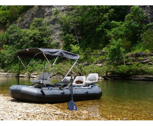 Customer Photos - 12'6" Saturn Triton Raft with 3-Seat Custom NRS Fishing Frame