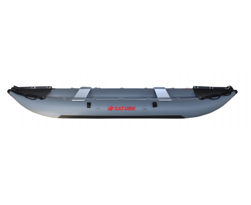 2021 Model 13' Saturn Fishing Kayak (FK396) - Dark Grey - Side View