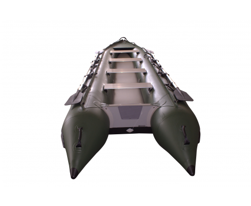 2020 15' Saturn Outfitter Series KaBoat (Alaska Upgrades) - Green - Rear View