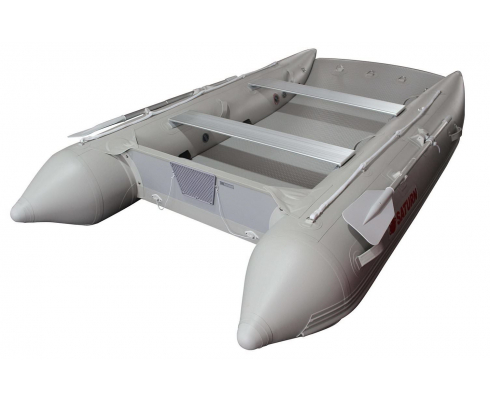 Saturn 11' Mini-Cat - Light Grey - Rear View Saturn 11' Mini-Cat - Light Grey - Rear View