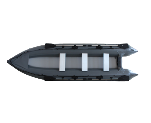 2024 15' Saturn Triton Outfitter KaBoat (TRSK470X GUN METAL GREY) with Upgraded Heat-Welded 1.2mm Suijia PVC and Leafield Valves