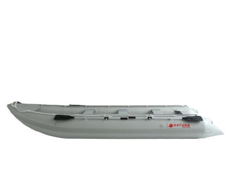2025 Light Grey 15' Saturn Triton Outfitter KaBoat - 1.2mm Italian Suijia PVC and Imported Leafield D7 Valves (Inflation and Pressure-Relief)