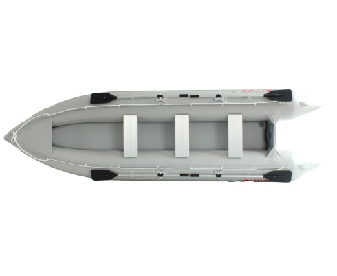 2025 Light Grey 15' Saturn Triton Outfitter KaBoat - 1.2mm Italian Suijia PVC and Imported Leafield D7 Valves (Inflation and Pressure-Relief)