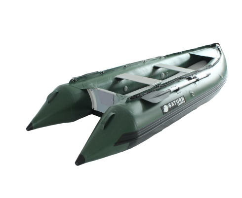 2025 13' Saturn Triton Outfitter KaBoat (TRSK385XL GREEN) with Upgraded Heat-Welded 1.2mm Suijia PVC and Leafield Valves