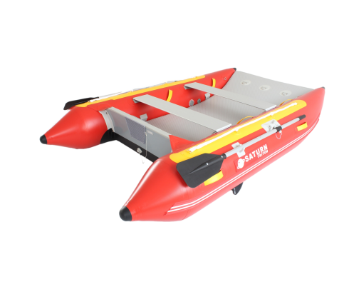 2025/2026 9'6" Saturn Triton Inflatable Catamaran - 1.2mm Italian Suijia PVC Heat Welded Construction - Leafield D7 Inflation Valves and A6 PRV Valves.