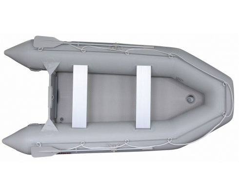 11' Saturn Inflatable Boat - Light Grey SD330 - Top View
