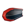 New 2020 18' Saturn Triton Dinghy - Red Boat with Black PVC Protection
