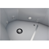 www.saturnrafts.com - 15' Saturn Heavy-Duty Fishing Boat   - Showing Keel Inflation Valve