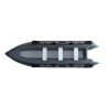 2024 15' Saturn Triton Outfitter KaBoat (TRSK470X GUN METAL GREY) with Upgraded Heat-Welded 1.2mm Suijia PVC and Leafield Valves