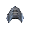 2024 16' Saturn Triton Outfitter KaBoat (TRSK487X GUN METAL GREY) with Upgraded Heat-Welded 1.2mm Suijia PVC and Leafield Valves