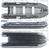14' Saturn Heavy-Duty Fishing KaBoat (FKB430) - Dark Grey - Specs