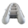 14' Saturn Heavy-Duty Fishing KaBoat (FKB430) - Light Grey - Transom for Short Shaft Motors