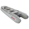 14' Saturn Heavy-Duty Fishing KaBoat (FKB430) - Light Grey - Side View
