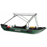 Customer Photo - 13' Saturn Fishing Kayak FK396 - Custom 3rd Party Bimini Top