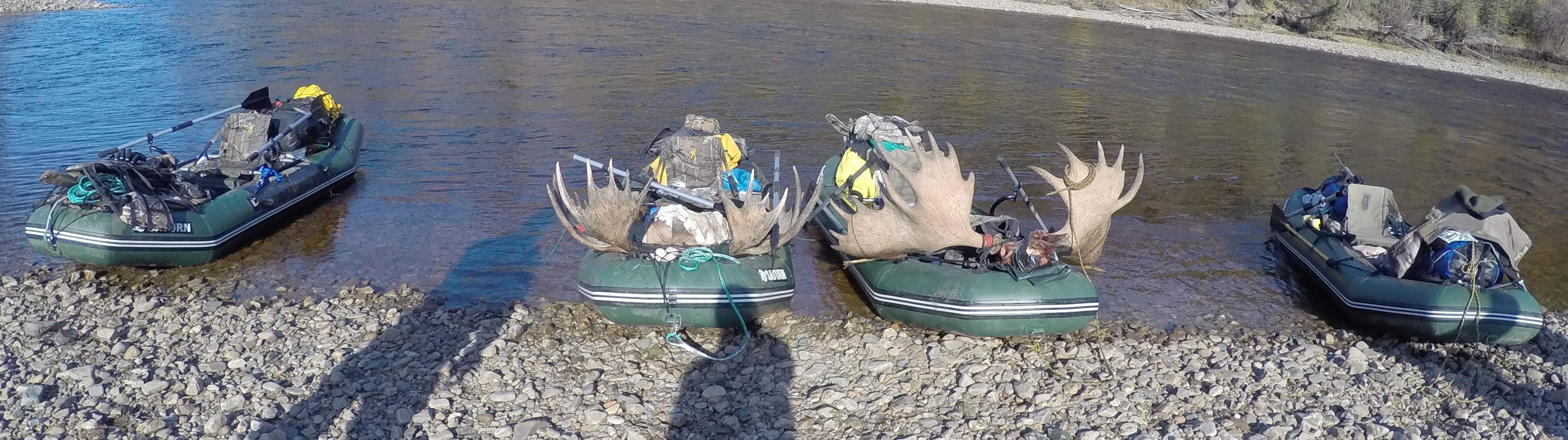 12' Saturn Raft/Kayaks Supporting a successful Alaska Moose Hunt! 12' Saturn Raft/Kayaks Supporting a successful Alaska Moose Hunt! No better test for durability and performance.